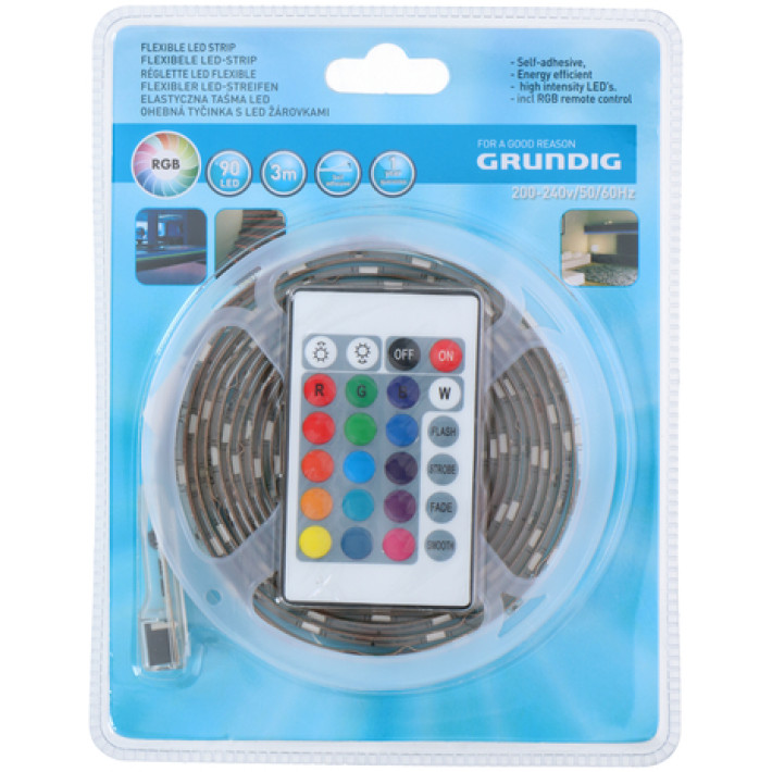 Grundig LED riba 3m 30LED/m RGB - KRABA