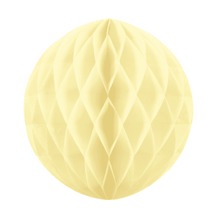 Peodekoratsioon paberist pall valge 30cm