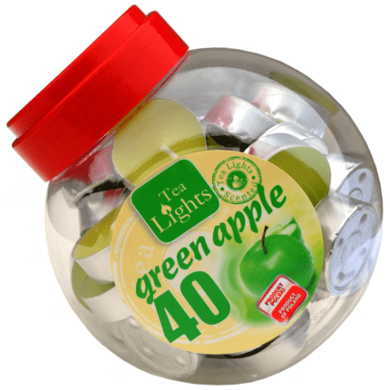 Teeküünlad Green Apple (40 tk/pk)