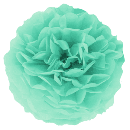 Dekoratsioon pall paberist heleroheline 15cm