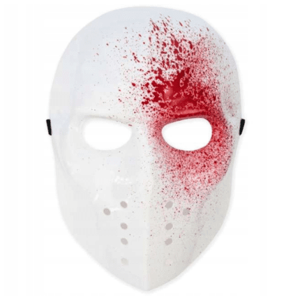 Karnevali mask valge-punane