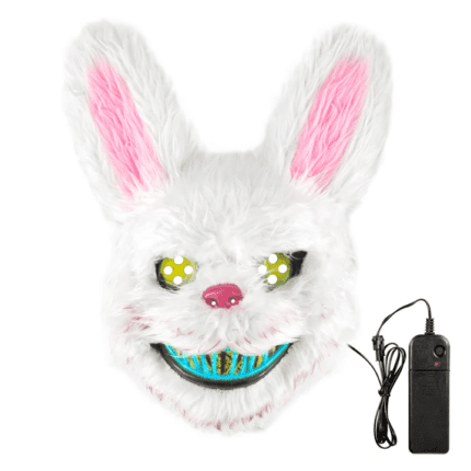Karnevali mask jänes LED (2xAA)
