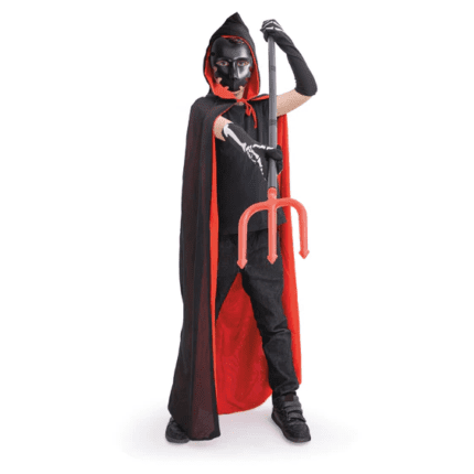 Keep kapuutsiga must-punane 120cm