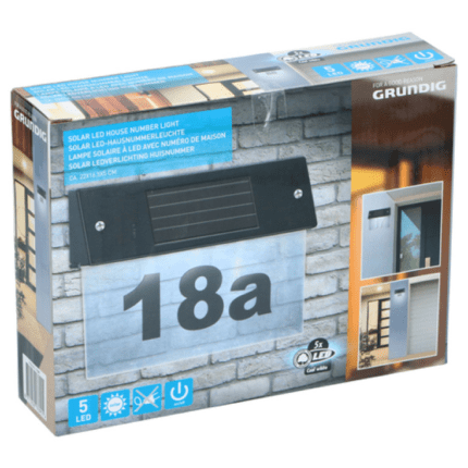 Grundig majanumber valgustusega