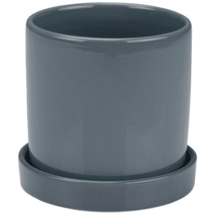 Articasa lillepott alusega hall ⌀10.5cm