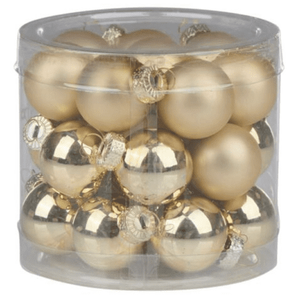 Kuuseehted kuldne 2,5cm (24 tk/pk)