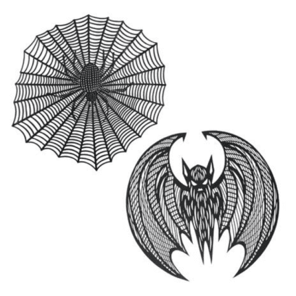 Halloweeni lauamatt 38cm (erinevad)