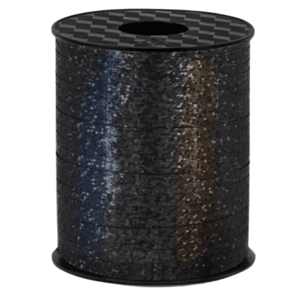 Pakkepael holograafiline must 5mm (rullis 458m)