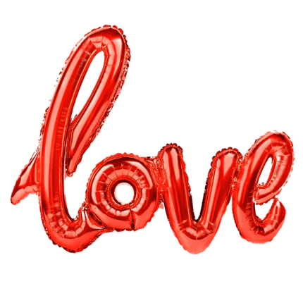 Õhupall Love punane 100x70cm