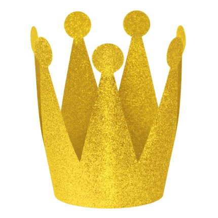 Kroon sädelev kuldne (6 tk/pk)