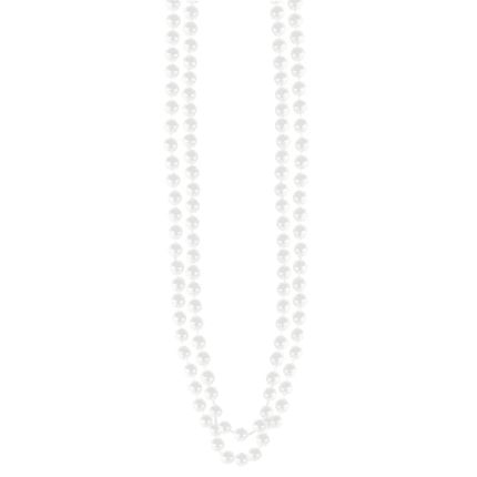 Pärlikett valge 80cm