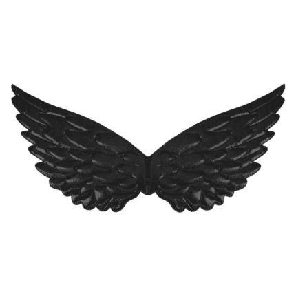 Liblikatiivad must 44x22cm