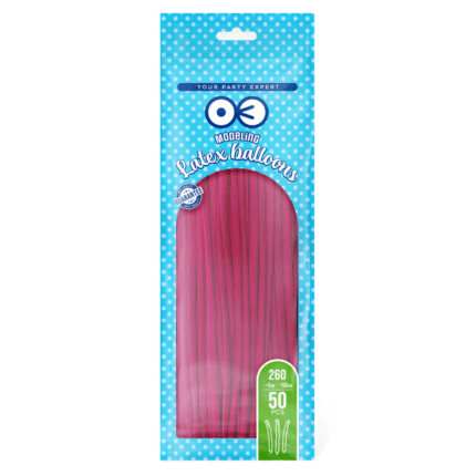 Pikad õhupallid lilla 150cm (50 tk/pk)