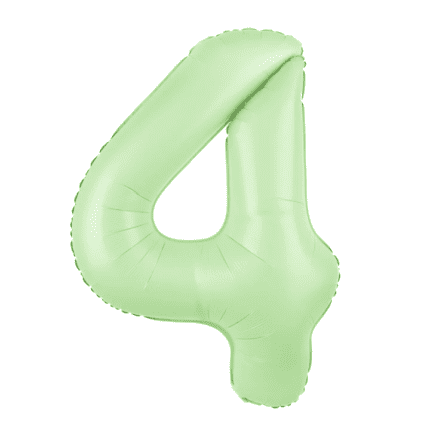 Õhupall number 4 matt roheline 100cm