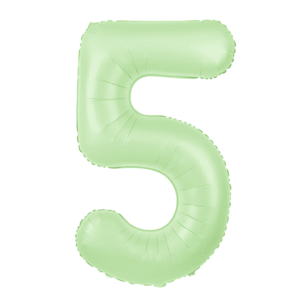 Õhupall number 5 matt roheline 100cm