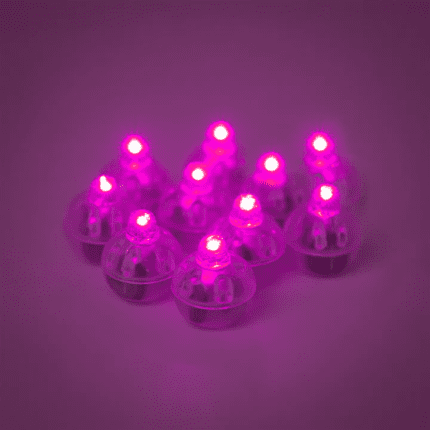 LED valgustus õhupallidele lilla (10 tk/pk)