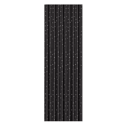 Peokõrred must hõbedane 19,5cm (10 tk/pk)