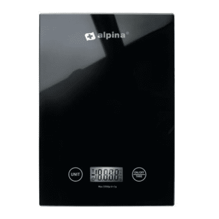 Alpina digitaalne köögikaal must 5kg