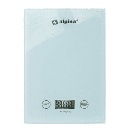 Alpina digitaalne köögikaal valge 5kg