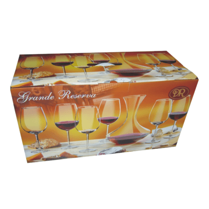 Grande Reserva karafin ja veinipokaalid (6 tk/pk)