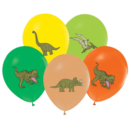 Õhupallid dinosaurus 30cm (5 tk/pk)