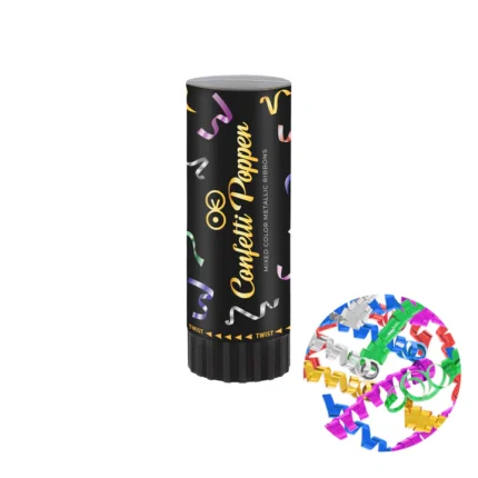 Konfetikahur spiraalid värviline 40g 11cm