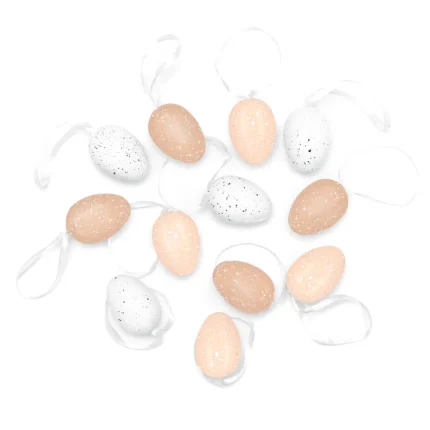 Dekoratiivmunad 3x4cm (12 tk/pk)