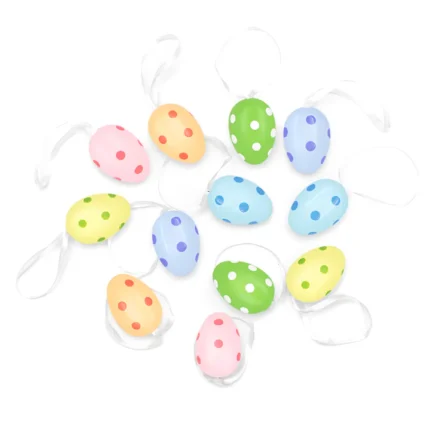 Dekoratiivmunad 3x4cm (12 tk/pk)