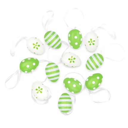 Dekoratiivmunad 3x4cm (12 tk/pk)