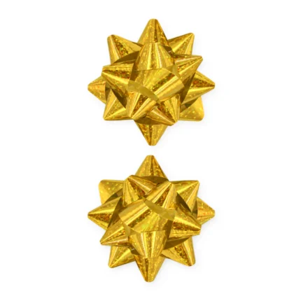 Kinkelips sädelev kuldne 7,5cm (2 tk/pk)