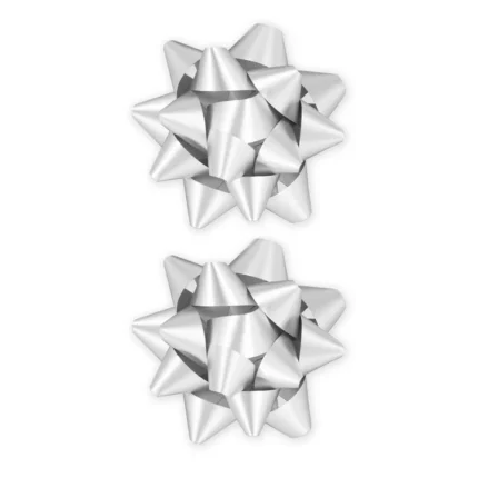 Kinkelips hõbedane 7,5cm (2 tk/pk)