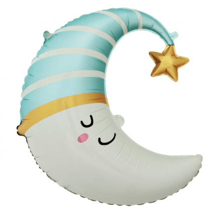 Õhupall kuu sinine 56x68cm