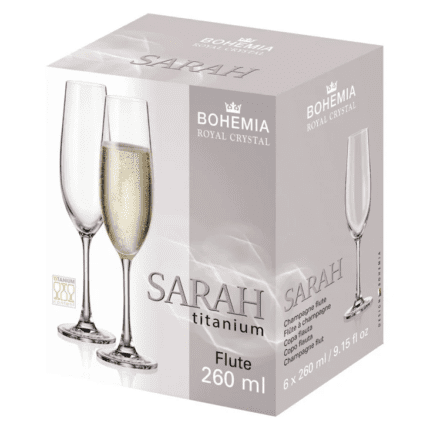Bohemia šampanjapokaalid 260ml (6 tk/pk)