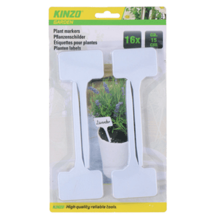Kinzo taimesildid ilmastikukindlad 15cm (16 tk/pk)
