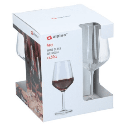 Alpina veiniklaasid 500ml (4 tk/pk)