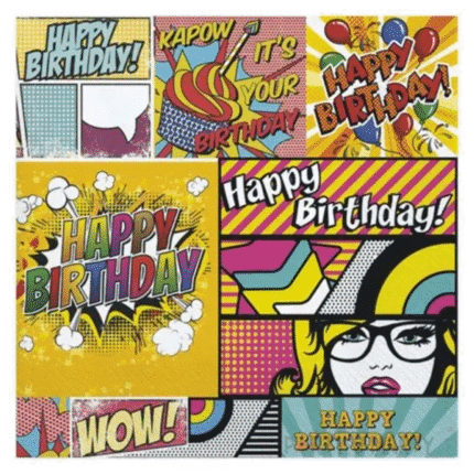 Salvrätikud multifilm 33x33cm (20 tk/pk)