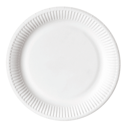 Peotaldrikud valge 23cm (100 tk/pk)