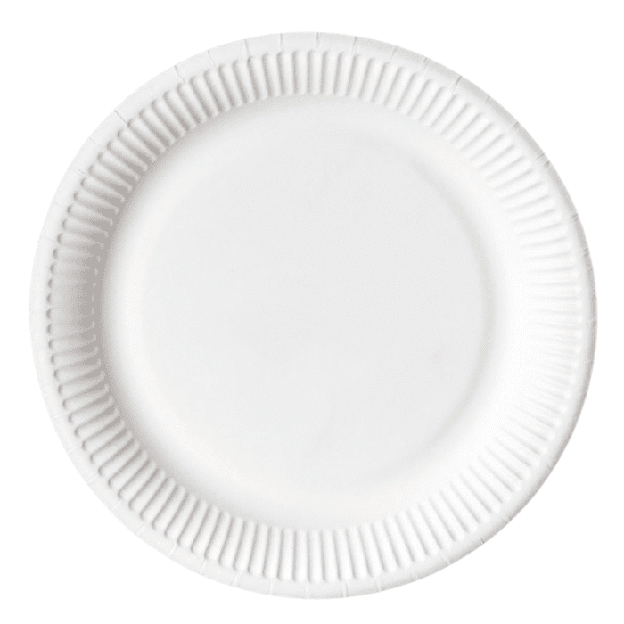 Peotaldrikud valge 23cm (8 tk/pk) - Image 1