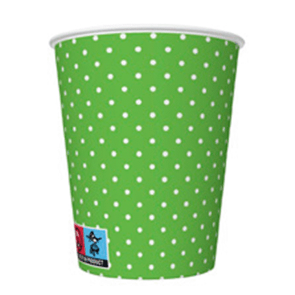 Peotopsid roheline valgete täppidega 250ml (8 tk/pk)