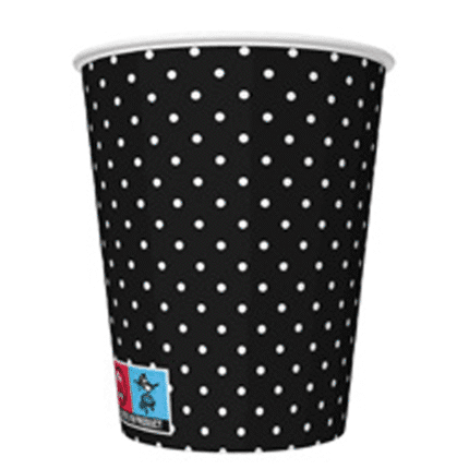 Peotopsid must valgete täppidega 250ml (8 tk/pk)