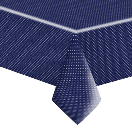 Peolina tumesinine valgete täppidega 120x180cm