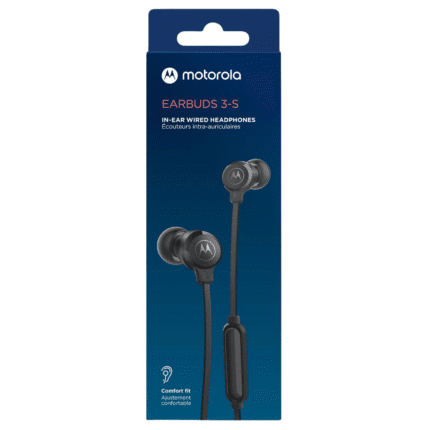 Motorola nööpkõrvaklapid must 3-S