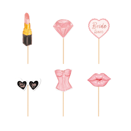 Tordikaunistused Bride to be (6 tk/pk)