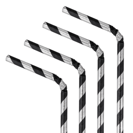 Peokõrred must-hõbedane 19,5cm (10 tk/pk)