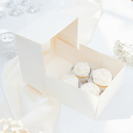 Koogikarbid aknaga valge 18x18x10cm (2 tk/pk)