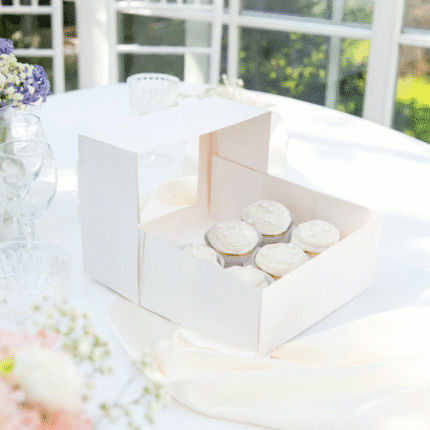 Koogikarbid aknaga valge 24x18x10cm (2 tk/pk)