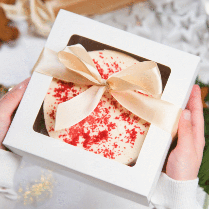 Koogikarp aknaga valge 25x25x15cm