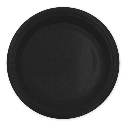 Peotaldrikud must 18cm (6 tk/pk)