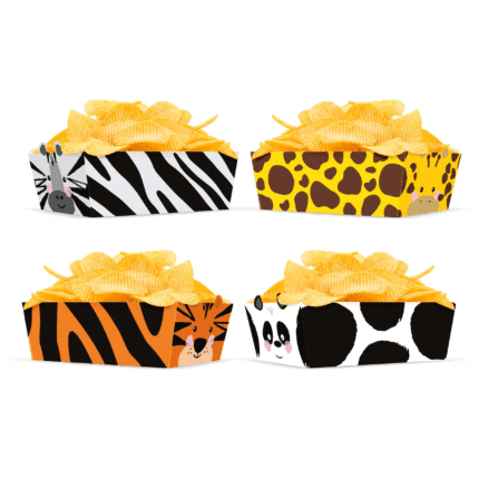 Snäkitopsid loomad 15x6cm (4 tk/pk)