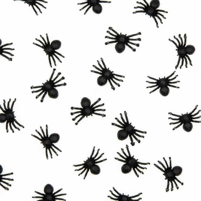 Halloweeni dekoratsioon ämblikud 2cm (100 tk/pk) - Image 1